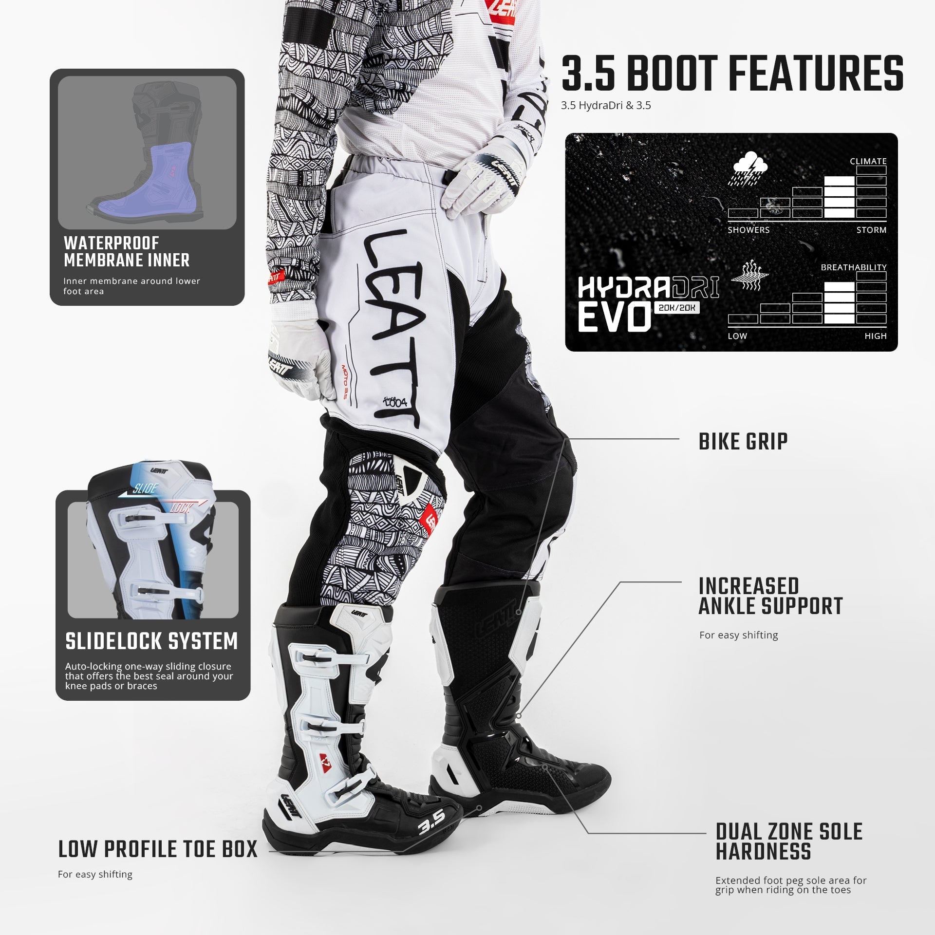 LEATT 2024 3.5 Boots Men, Women - MX – Leatt Canada