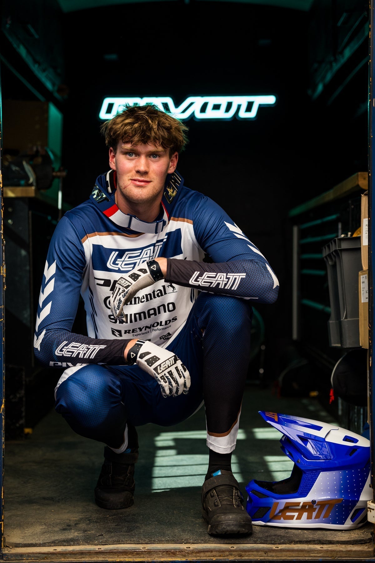 Ryan Griffith in sponsored Leatt gear